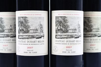 4 bottles of PAUILLAC 2007 from Château DUHART-MILON...