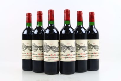 6 bottles of SAINT-GEORGES SAINT EMILION...
