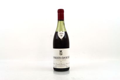 1 bottle CHAMBERTIN CLOS DE BEZE 1970 from...