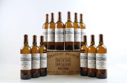 12 bottles of PESSAC-LEOGNAN Blancs 2005...