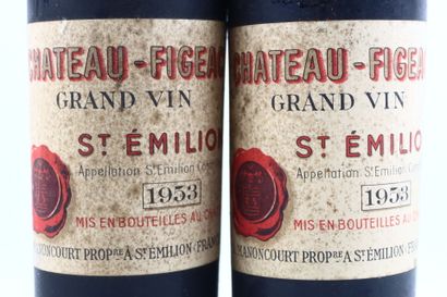 2 bottles of SAINT-EMILION 1953 from Château...
