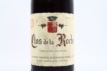 1 bottle of CLOS DE LA ROCHE 1986 du Domaine...