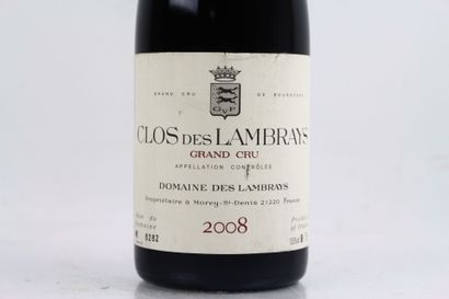 1 bottle of CLOS LAMBRAYS 2008 du Domaine...
