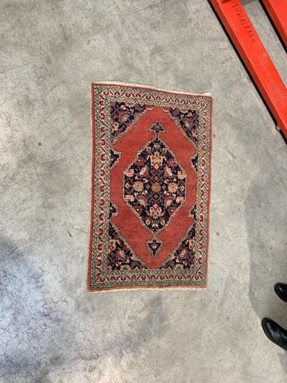 Tabriz carpet
Brick field with central midnight-blue...