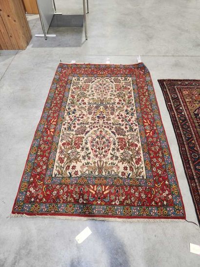 Fine ghoum carpet decorated with earthly...