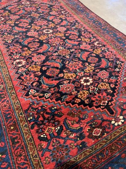 Mosul Hamadan rug
Midnight blue Herati patterned...