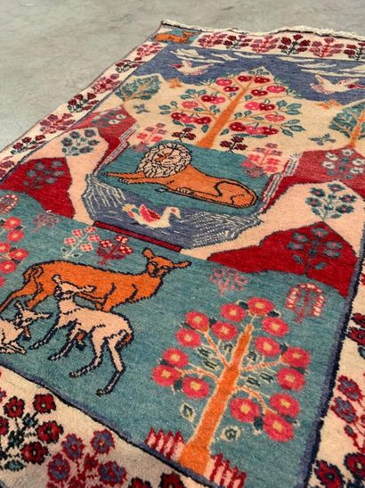 Reunion of two Tabriz originals with animal...