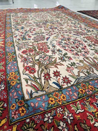 Fine ghoum carpet decorated with earthly...