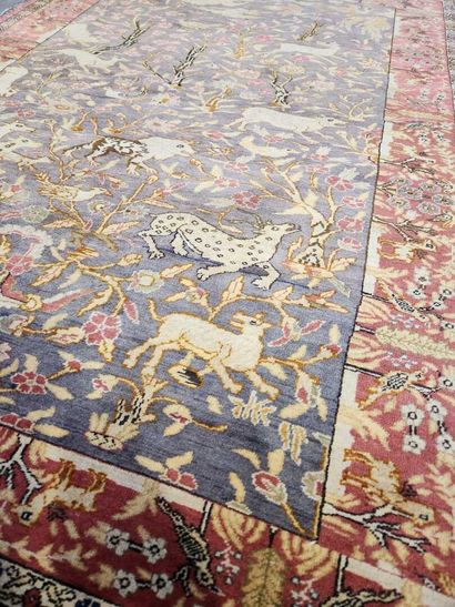 Original and fine Cesare rug with animal...