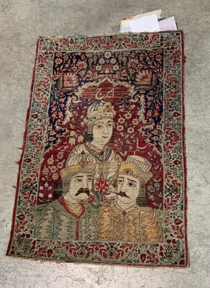 Kirman Laver rug
Rare scene from the history...
