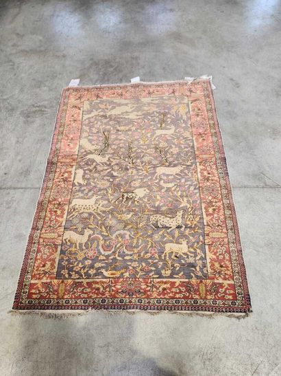 Original and fine Cesare rug with animal...