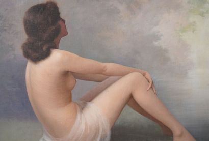 Jean JANNEL (1894-1956)
Woman seated nude...