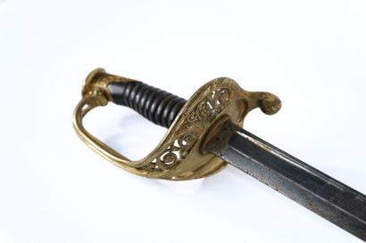 Officer's sword and scabbard.

19th century...