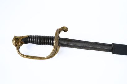 Officer's sword and scabbard.

19th century...