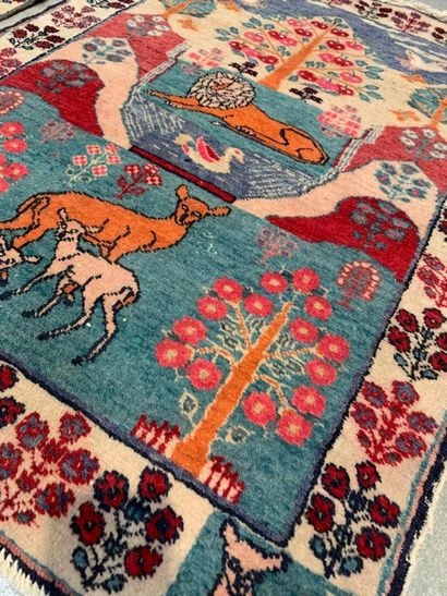 Reunion of two Tabriz originals with animal...