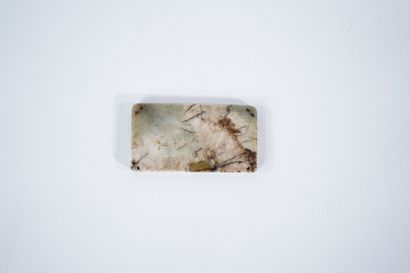 CHINA. Late 19th century. 
Small carved jade...