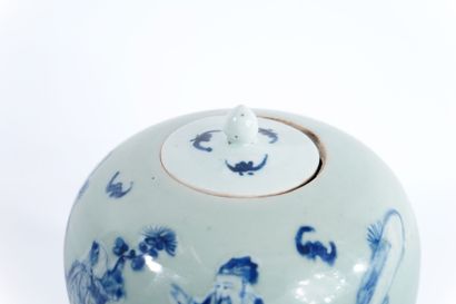 Asia
Ginger pot with white / blue decoration...