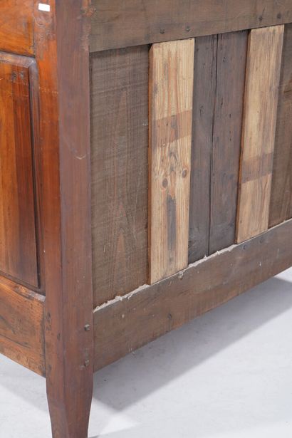 Lyonnaise chest of drawers in molded and...