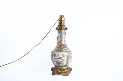 China - Canton
Porcelain vase mounted as...
