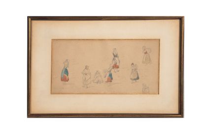 Johan Barthold JONGKING (1819-1891)
Étude...