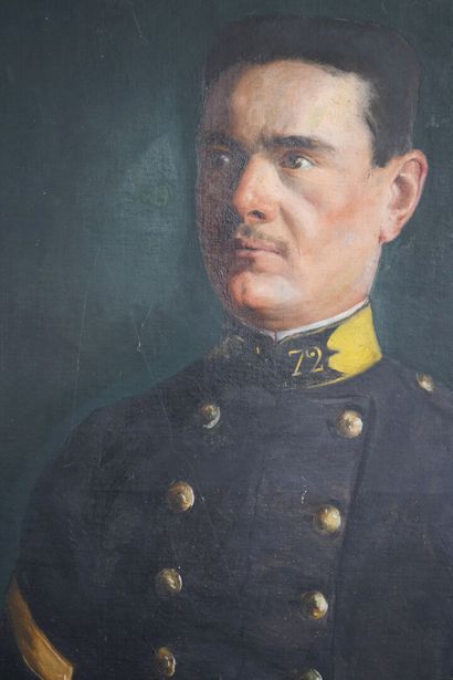 A.FEAU (XXe siècle)
Portrait d'officier en...
