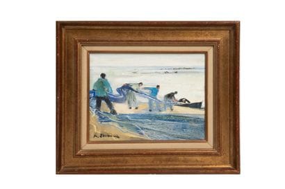 Michel JOUENNE (1933-2021)
Les Pêcheurs Marocains
Huile...