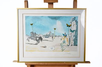 Salvador DALI (1904-1989) 
Composition 
Lithographie...