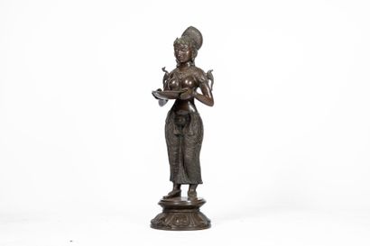 ASIE 
Statue de Dipa Lakshmi, déesse de la...