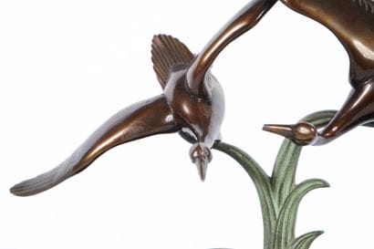 Irénée ROCHARD (1906-1984)
Vol de grues
Bronze...