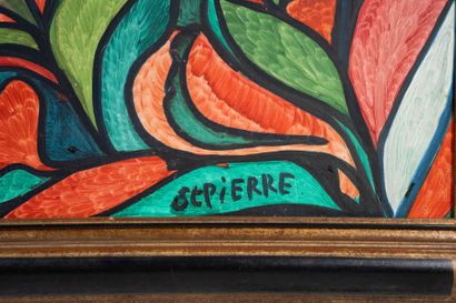 Saint-Pierre TOUSSAINT (1923-1985) 
Oiseau...