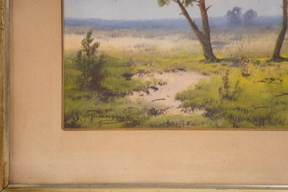 Jozef GURANOWSKI (1852-1922)
Paysage de lande...