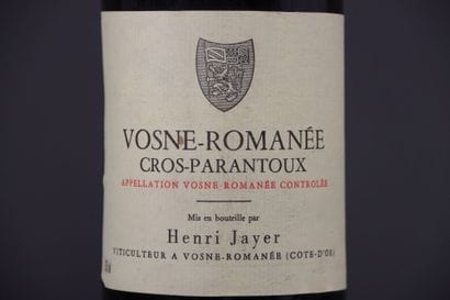 1 bouteille de VOSNE-ROMANEE 1er Cru Cros-Parantoux...