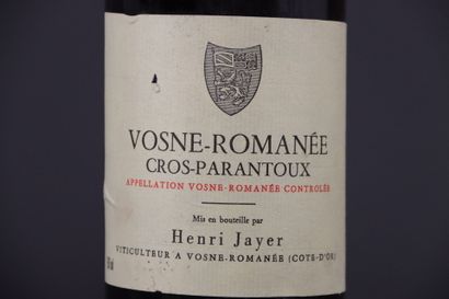 1 bouteille de VOSNE-ROMANEE 1er Cru Cros-Parantoux...