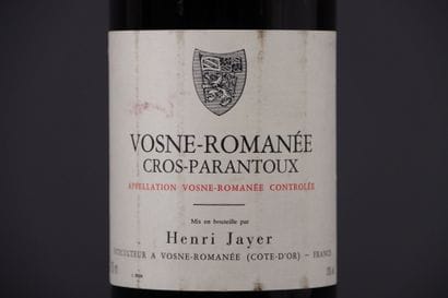 1 bouteille de VOSNE-ROMANEE 1er Cru Cros-Parantoux...