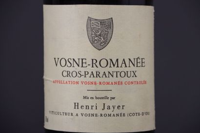 1 bouteille de VOSNE-ROMANEE 1er Cru Cros-Parantoux...