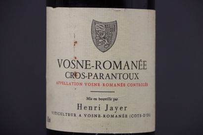1 bouteille de VOSNE-ROMANEE 1er Cru Cros-Parantoux...