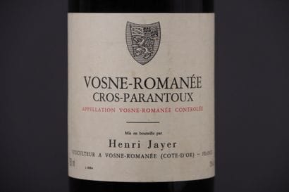 1 bouteille de VOSNE-ROMANEE 1er Cru Cros-Parantoux...
