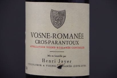1 bouteille de VOSNE-ROMANEE 1er Cru Cros-Parantoux...