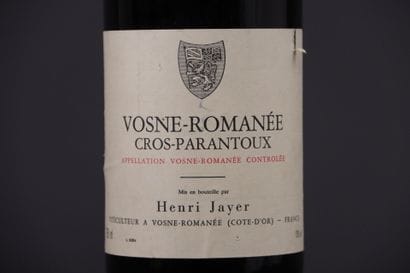 1 bouteille de VOSNE-ROMANEE 1er Cru Cros-Parantoux...