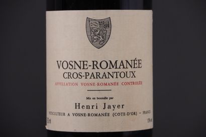 1 bouteille de VOSNE-ROMANEE 1er Cru Cros-Parantoux...