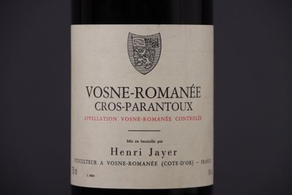 1 bouteille de VOSNE-ROMANEE 1er Cru Cros-Parantoux...