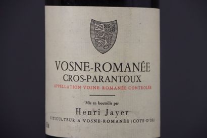 1 bouteille de VOSNE-ROMANEE 1er Cru Cros-Parantoux...