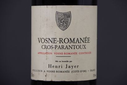 1 bouteille de VOSNE-ROMANEE 1er Cru Cros-Parantoux...