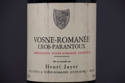 1 bouteille de VOSNE-ROMANEE 1er Cru Cros-Parantoux...