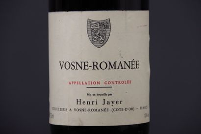 1 bouteille de VOSNE-ROMANEE 1988 du Domaine...
