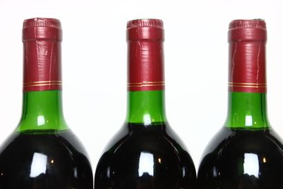 6 bottles of BORDEAUX SUPÉRIEUR red 1991,...