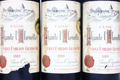 3 bottles of SAINT-ESTÈPHE red 1989, CHÂTEAU...