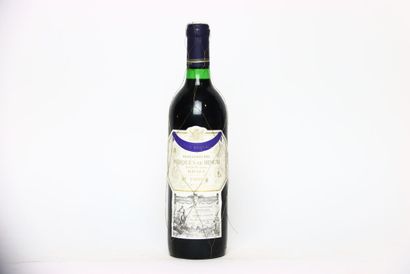 1 bottle of red RIOJA 1999, MARQUÉS DE RISCAL....