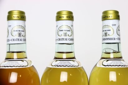 3 bouteilles de PESSAC-LÉOGNAN blanc 2007,...