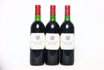 3 bouteilles de PESSAC-LÉOGNAN rouge 1990,...
